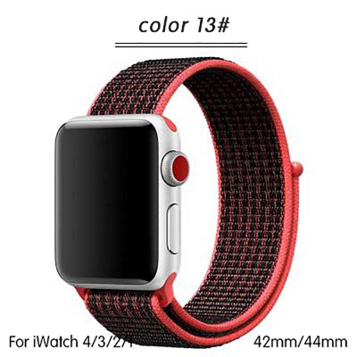 

Kebbit Nylon Sport Band for Apple Watch Series 4 3 2 1 38MM 42mm 40MM 44mm Soft Breathable Watch Strap Colorful iWatch Bands