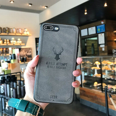 

Elk Embossed Mobile Phone Case For iPhone X Shell