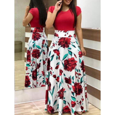 

UK Ladies Womens Summer Beach Sleeveless Dot Maxi Dress Holiday Long Sundress