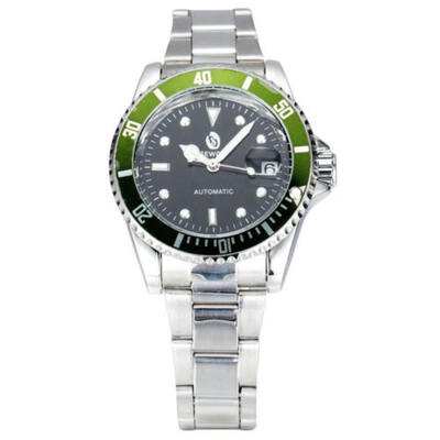 

New Classical Mens Automatic Mechanical Date Stainless Steel Wrist Watch