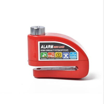 

motorcycle alarm lock bike lock security anti-theft lock waterproof moto disc brake lock bagReminder rope
