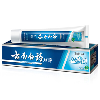 

Yunnan white toothpaste 150g double effect Shu Min moist mint