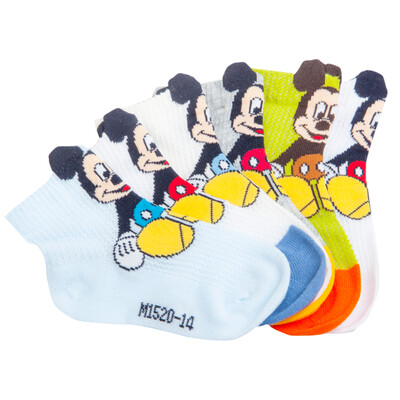 

Disney baby носки детские носки хлопчатобумажные носки 6 двойной костюм цвет случайный 6359