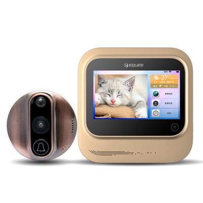 

Immortal smart (eques) R26F электронный кошачий глаз wifi видео домофон автоматическая камера домашний контроль безопасности кошачий глаз