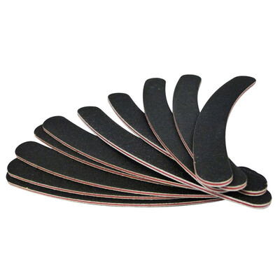 

MyMei 10 Double Sided DIY Board 180100 Grit BoomerangBanana Curved Nail Files Emery