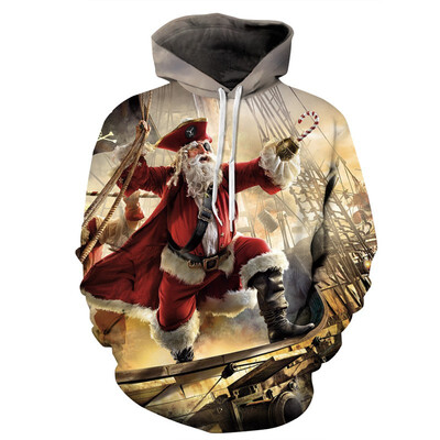 

QYDM0169Mens Hoodie 3D Printed Women Pullover Sweater
