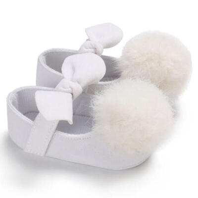 

New Fashion Newborn Baby Girl Kid Soft Sole Crib Bow-knot Shoes Casual Sneaker