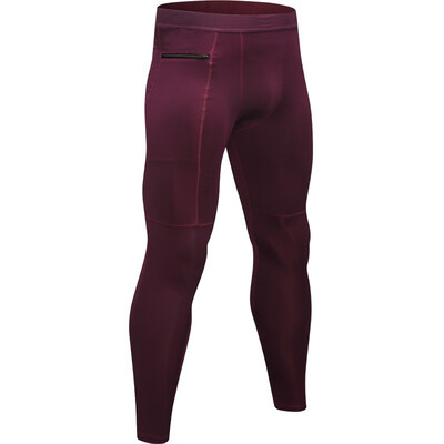 

New Zipper Pocket Sport Pants For Men Quick Dry Running Pant Fitness Clothing Training Sport Trouser