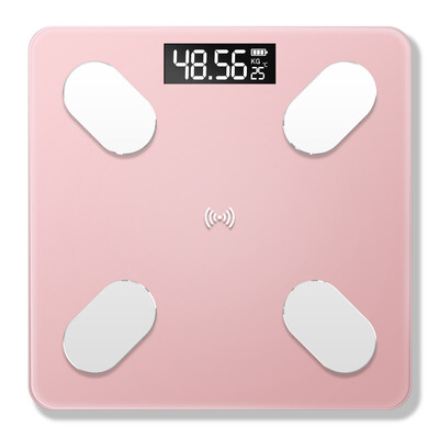 

USB Rechargeable Intelligent BT Digital Body Fat Electronic Scale Measuring Weight with 59 Item Data BT Connection Voice Broadcast