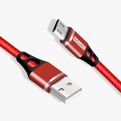 

NeillieN data line Nylon Braided 1m data line is applied to iphone X Android Type-c HUAWEI p9vivox20 charging lineCable Line