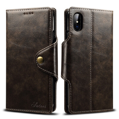 

New iPhoneX Mobile Phone Case Apple 8Plus Flip Card Protector All-inclusive Multi-function Wallet