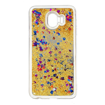 

Fecoprior Back Cover For Samsung Galaxy J4 2018 Case Mirror Glitter Liquid Quicksand Shining Dynamic Fundas Coque Celulars Capa