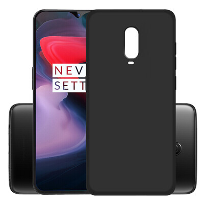 

Dike one plus 6T mobile phone shell all-inclusive micro sand silicone anti-fall soft shell protective cover shell black