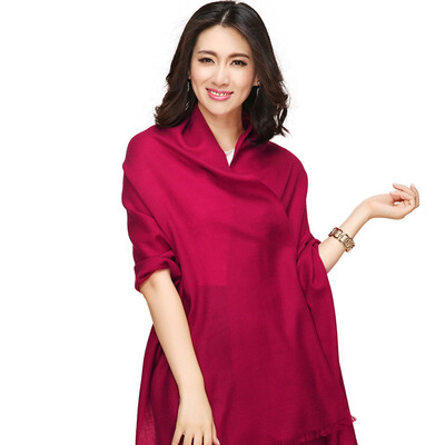 

STORY Of SHANGHAI camel pure color wool scarf autumn&winter ladies shawl warm collar