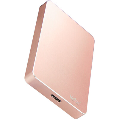 

Netac Netac Chi Yue 500G USB30 all-metal screwless body encryption mobile hard disk rose gold