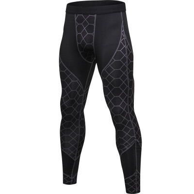 

Quick Dry Sports Pants Men High Elastic Pants Outdoor Training Tight Sports Trousers Mens Leggings For Fitness