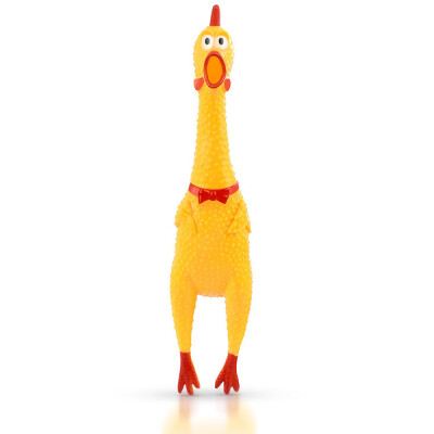 

33CM Screaming Chicken Squeeze Sound Toy Pets Shrilling Decompression Tool Funny Gadgets