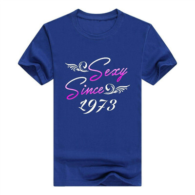 

45th Birthday Gifts idea Sexy Since 1973 45 Years Old Men Tshirt