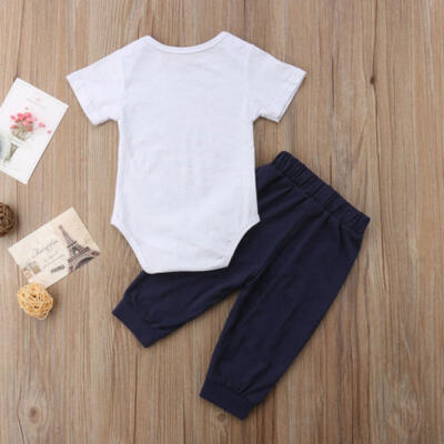

AU Seller Newborn Infant Baby Girls Cotton Romper PlaysuitPants Outfit Clothes