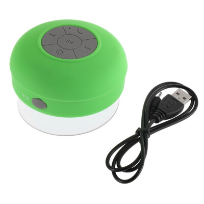 

Waterproof Wireless Bluetooth Handsfree Mic Suction Speaker Shower Car