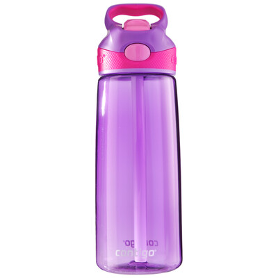 

contigo plastic cup single layer sports straw cup summer portable plastic climbing cup 560ml violet HBC-ADN037