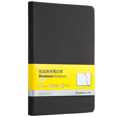 

COMIX A5 122 Zhang Yucheng business notebook notepad diary black office stationery C5902