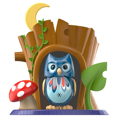 

Silverlit Toys Intelligent Toy Model Toys Electric Model Toys Girl Toys Concert Owl Tree House (dark blue) SLVC883620CD00101