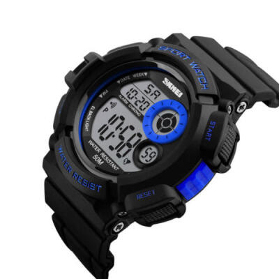 

SKMEI Watch Mens Waterproof Digital Alarm Light Date Sport Army Wrist Watches