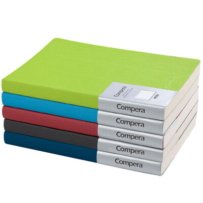 

Coix A5 154 leather stationery notebook Notepad diary Compera time&space account series C8032 red