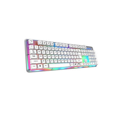 

E-3lue EKM725 Waterproof Colorful Backlit Professional Gaming Keyboard with 22 Non-conflict Keys 8 Switchable Backlight Colors
