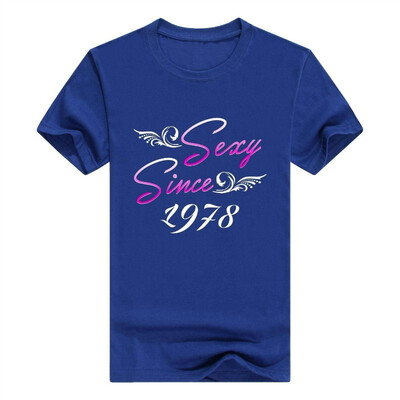 

40th Birthday Gifts idea Sexy Since 1978 40 Years Old Men Tshirt