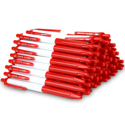 

Deli 60 red 07mm ballpoint pens 6526