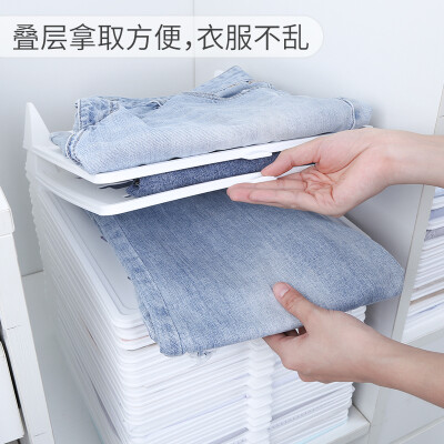 

HAIXIN Haixing folding plate creative household folding clothes template lazy folding board T-shirt shirt anti-wrinkle storage finishing tools large 10 Pack