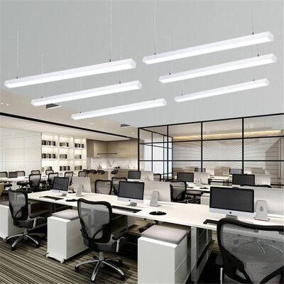 

Bacheer HL481535 60CM Modern Linear Fixture White Finish Led Linear Flush Mount Light