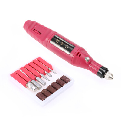 

Mini Electric Grinder Drill Tool Nail Gel Polish Removing Drill Manicure Machine Grinding Rotary Tool Kit for Milling Trimming Pol