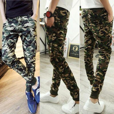 

Mens Jogger Pants Camo Fashion Trousers Casual Sports Thick Jogger SweatPants