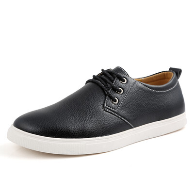 

JUQI Business Men Oxford Genuine Leather Shoes