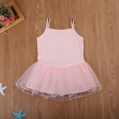 

UK 1PC Cute Toddler Baby Girls Princess Dress Party Prom Tutu Tulle Dresses 2-5Y