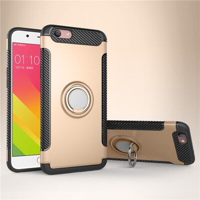 

Fivice OPPO F1S A59 case PC metal ring shell magnetic car bracket TPU phone case