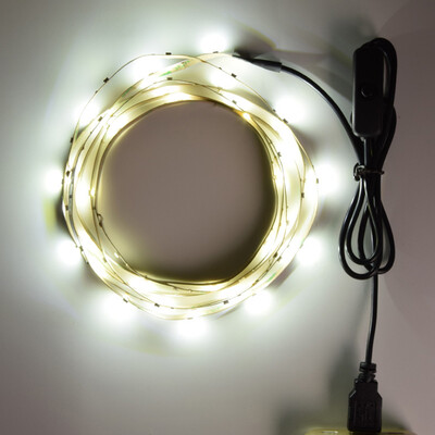 

True-Shine DC 5V SMD3528 Light Strip Soft LED Wide-screen Backlight with On - off Switch