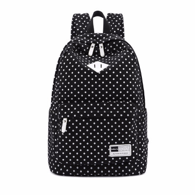 

Fashion Dot Printing Backpack for School Teenage Girls 156 Inch Laptop Schoolbag Canvas Backpacks for Women Large Capacity Bags
