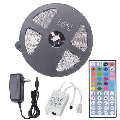 

HML 5M 72W 5050 RGB LED Strip Light with 44 Keys Remote Control And US Adapter