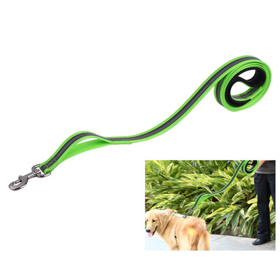 

SSL002TF TPU Reflective Dog Leash Durable Waterproof Safe Pet Leash Strap with Premium Strength Double Handles for Medium Large Do