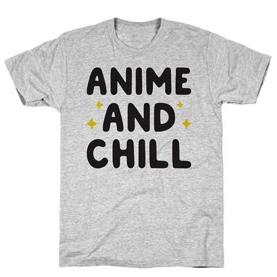 

Anime Chill Athletic Gray Mens Cotton Tee