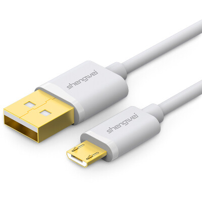 

Win shengwei UMC-1100B Micro USB high-speed data cable 1 meter white Andrews mobile phone mobile power charger line millet Huawei Samsung