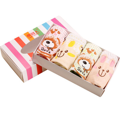 

Antarctic Nanjiren children&39s underwear boys&girls triangle angle 4 boxed baby underwear girls triangle 120