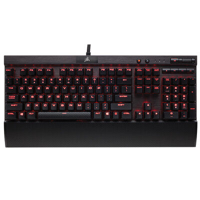 

Американский Corsair (USCORSAIR) K66 Вишневый красный ось механическая клавиатура черный Jedi выжить курица клавиатуры