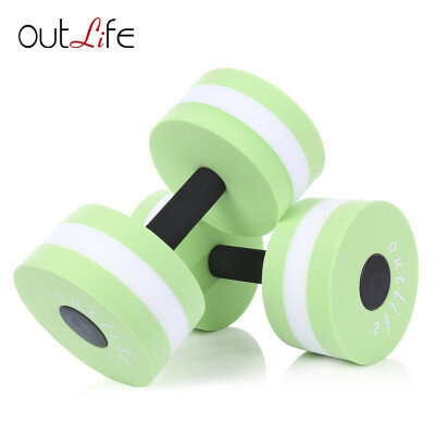 

Outlife 2pcs Fitness Pool Exercise EVA Water Aquatics Dumbbell for Swimming Training Water sports fitness dumbbell