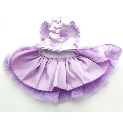 

Dog Pet Dress Princess Tutu Rosette&Bow Puppy Skirt SpringSummer Clothes