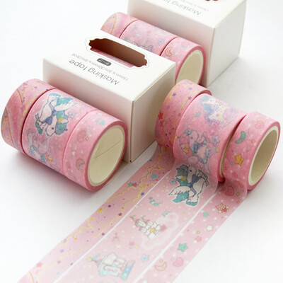 

3pcspcs Japanese Decorative Deco Paper Floral Flower Cherry Blossom Masking Washi Tape Set Stickers Crafts&Scrapbooking